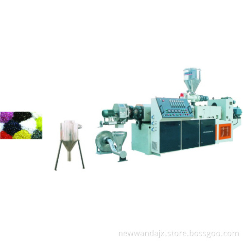 PVC Conical Twin Screw Pelletizing Extrusion Line